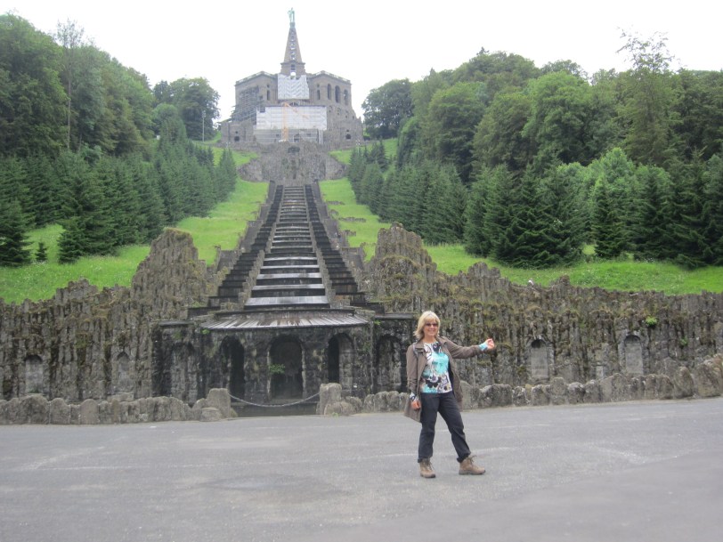 Kassel with Hercules and water feature