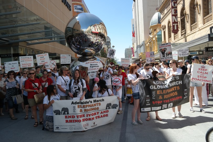 Marchers by Adelaide "Malls Balls"